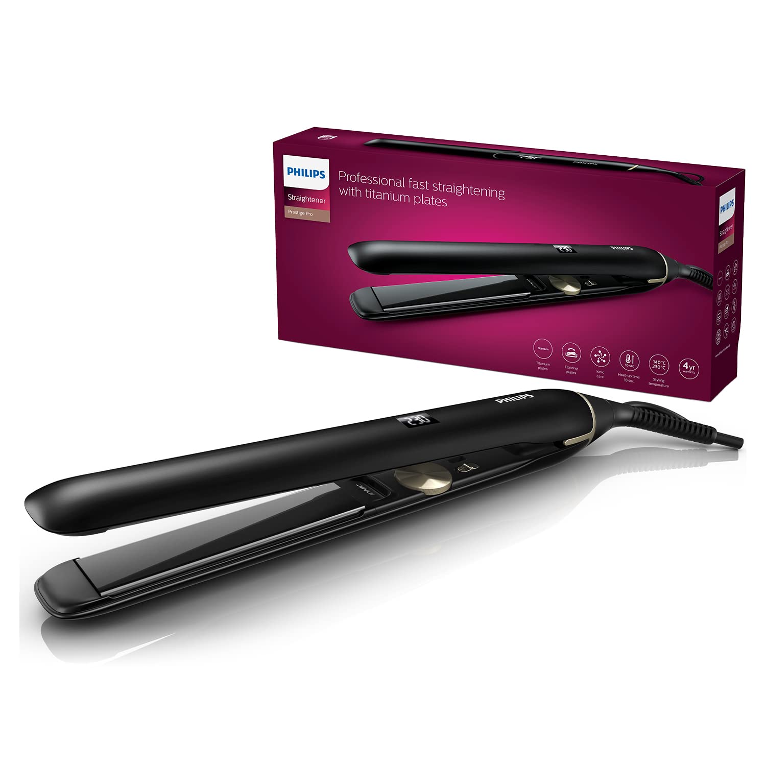 1. Testsieger: Philips HPS930/00 Glättbürste
