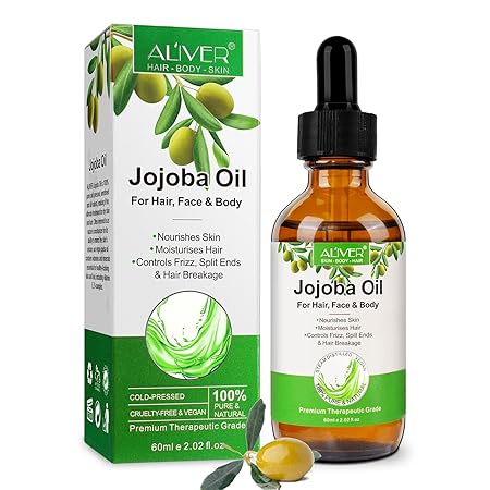 Jojobaöl, 100% Reines natürliches Jojobaöl für Haare