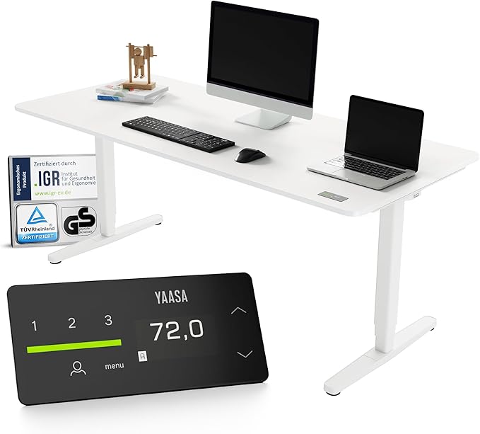 Yaasa Desk Pro Elektrisch Höhenverstellbarer Schreibtisch